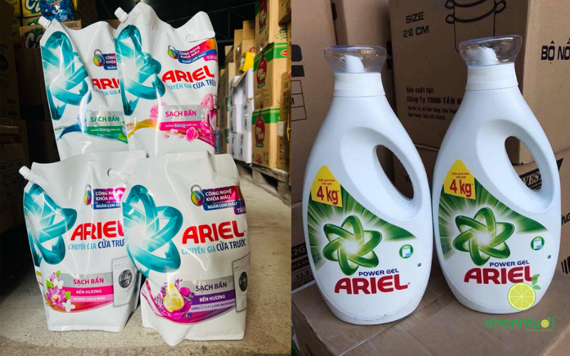 nước giặt ariel 2