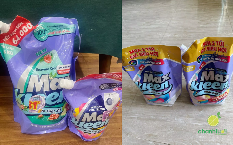 nước giặt maxkleen 1