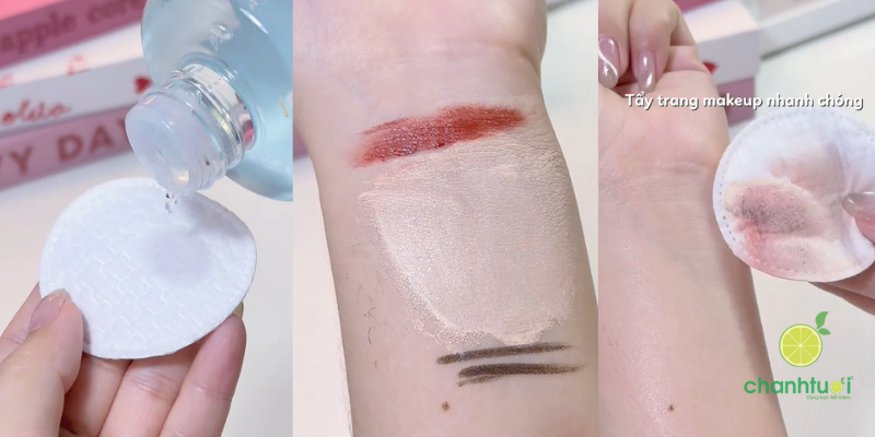 Nước tẩy trang Freya Cosmos làm sạch