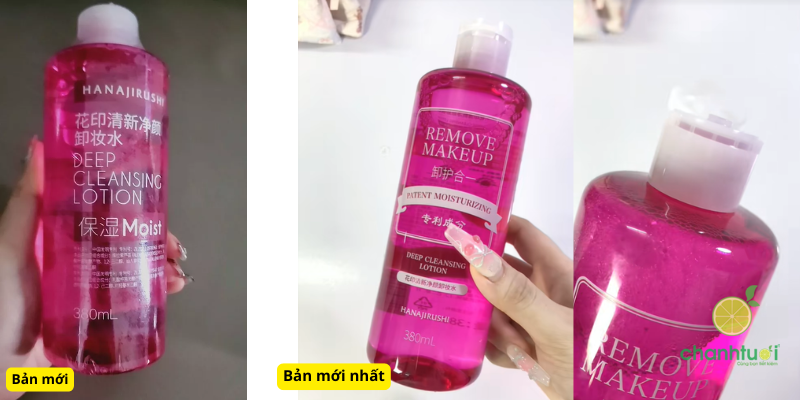 nước tẩy trang Hanajirushi 4