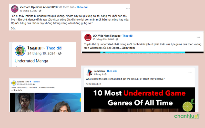 Overrated and underrated là gì 2