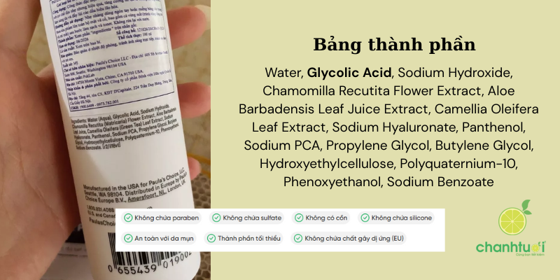 paulas choice 8% AHA gel 3