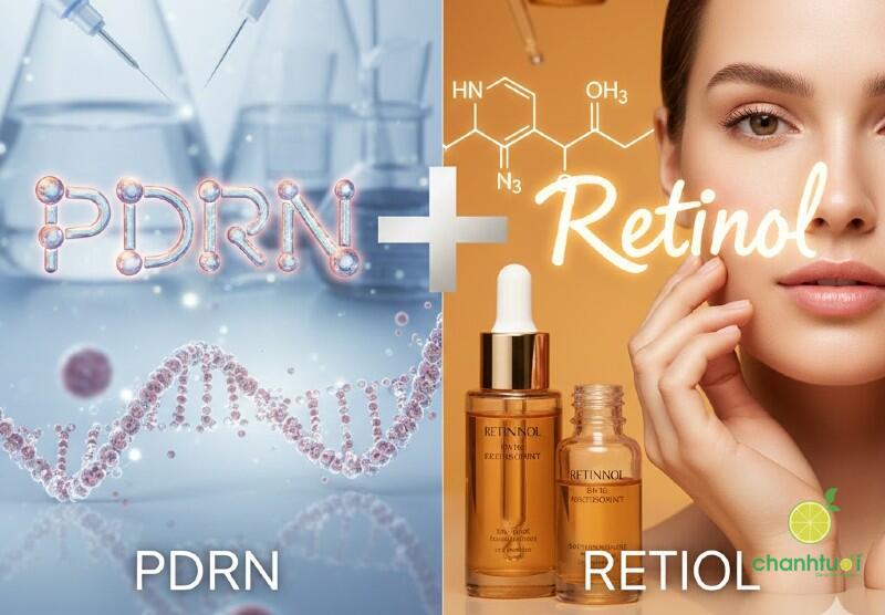 pdrn với retinol 1