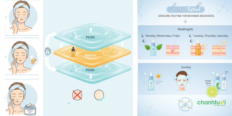 pdrn với retinol 2