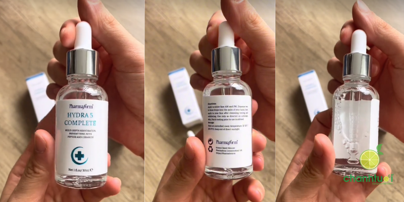 Pharmaform Hydra 5 Complete serum thiết kế