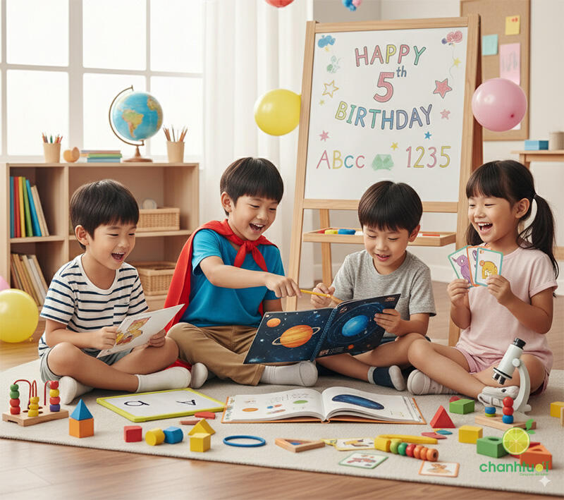 quà sinh nhật cho bé trai 5 tuổi