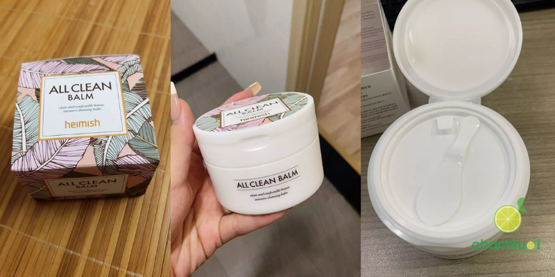 sáp tẩy trang heimish bao bì