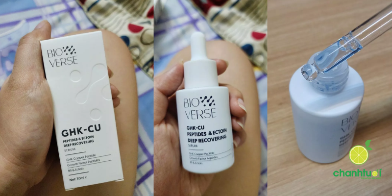 serum đồng peptides bioverse kết cấu