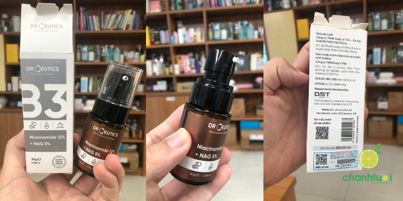serum DrCeutics Niacinamide 12% NAG 5% THIẾT KẾ