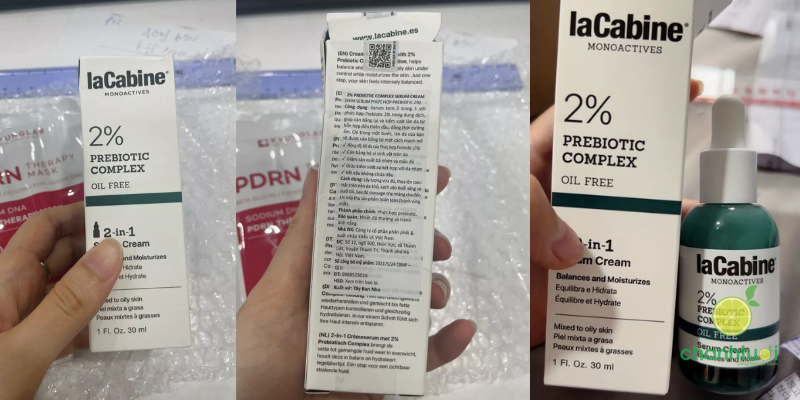 Serum LaCabine 2% Prebiotic thiết kế