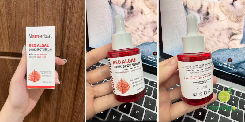 serum Namerbal tảo đỏ 3