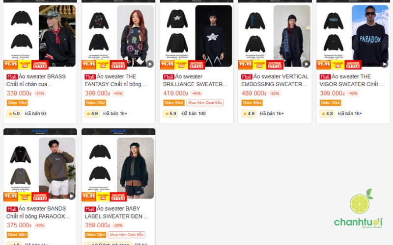 shop bán sweater đẹp 7