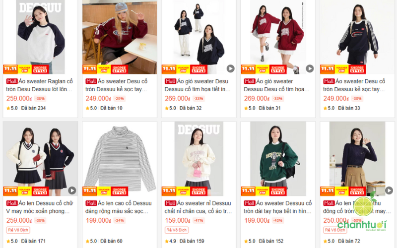 shop bán sweater đẹp 8