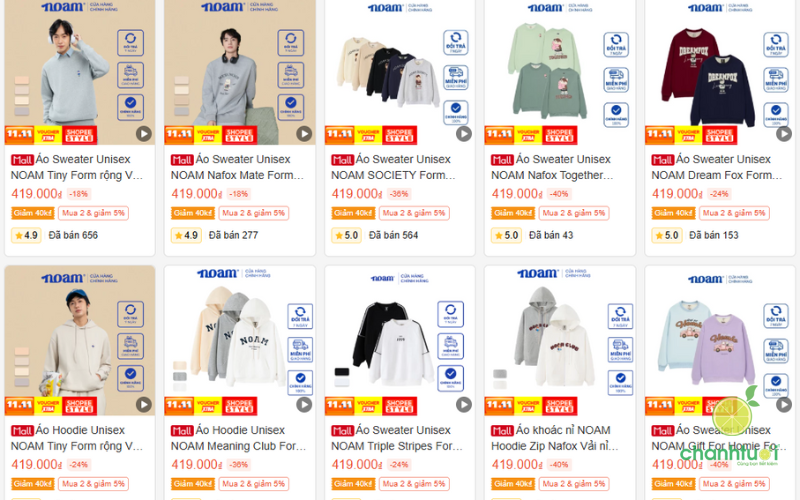 shop bán sweater đẹp 9