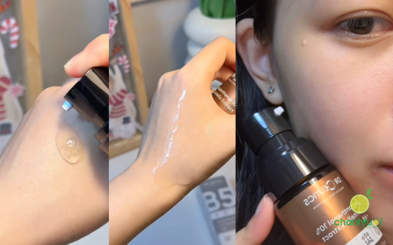 So sánh 2 loại Serum B5 DrCeutics kết cấu