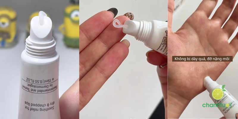 son dưỡng môi fixderma lip balm kết cấu