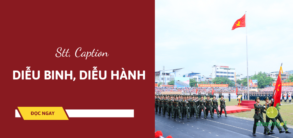 60+ Stt, cap về diễu binh diễu hành 2/9 hay, ý nghĩa, đầy tự hào