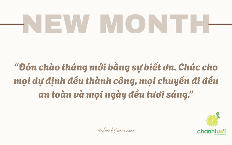 stt chào tháng mới 1