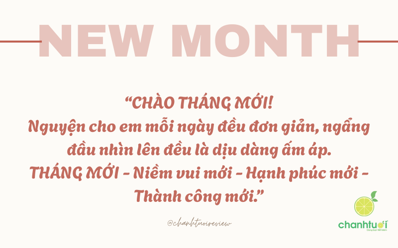 stt chào tháng mới 3