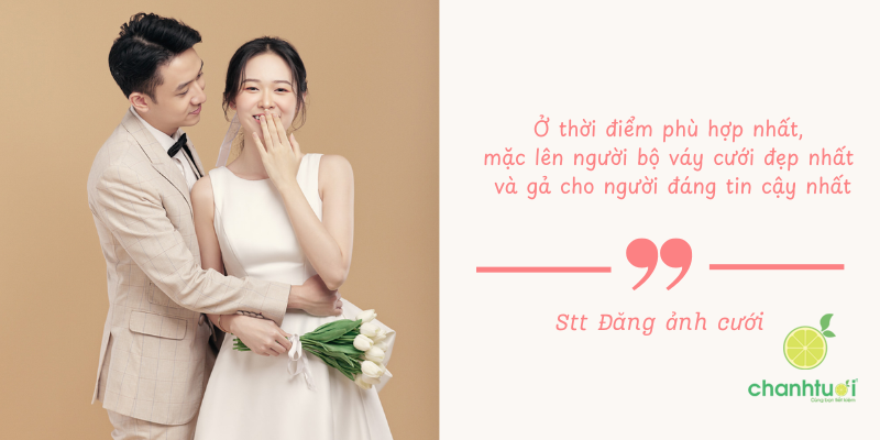 stt đăng ảnh cưới 2