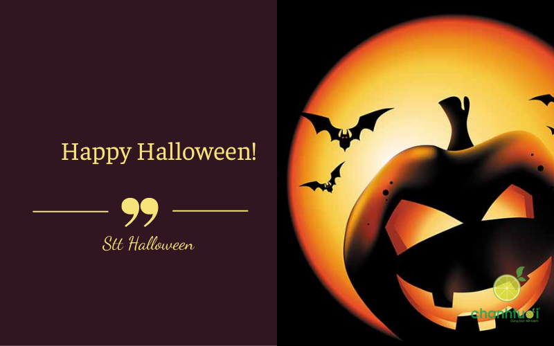 stt halloween lời chúc