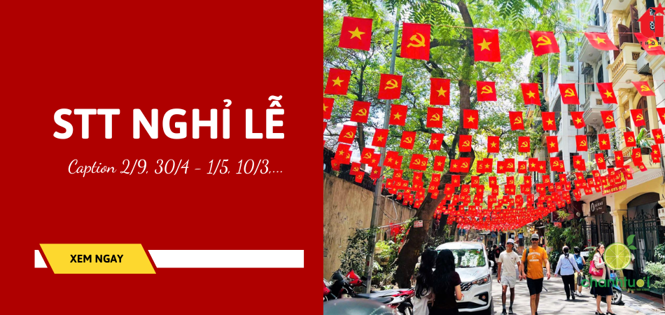 Tuyển chọn 99+ Stt nghỉ lễ 2/9, 30/4 - 1/5, 10/3,... ý nghĩa, vui vẻ và hài hước hết nấc