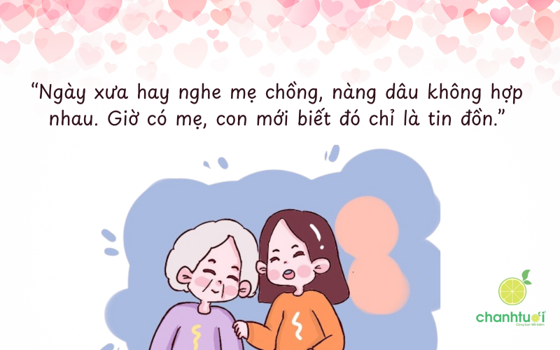 stt nịnh mẹ chồng 1