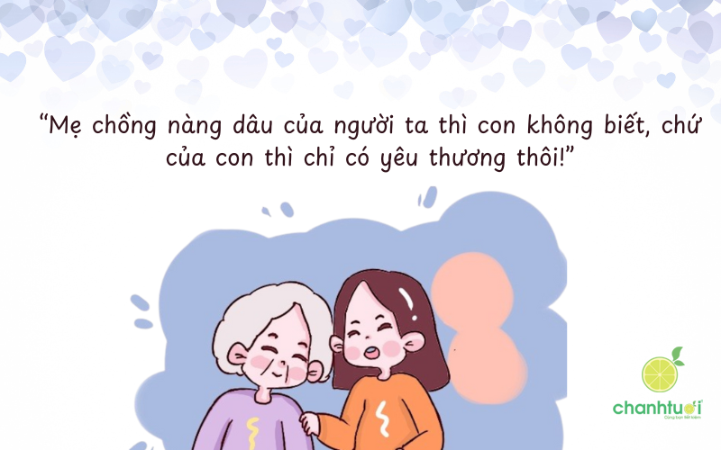 stt nịnh mẹ chồng 4