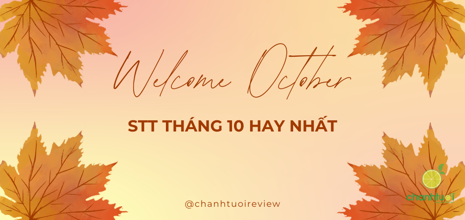 STT tháng 10 ❤️️ Những câu nói hay và ý nghĩa chào tháng 10