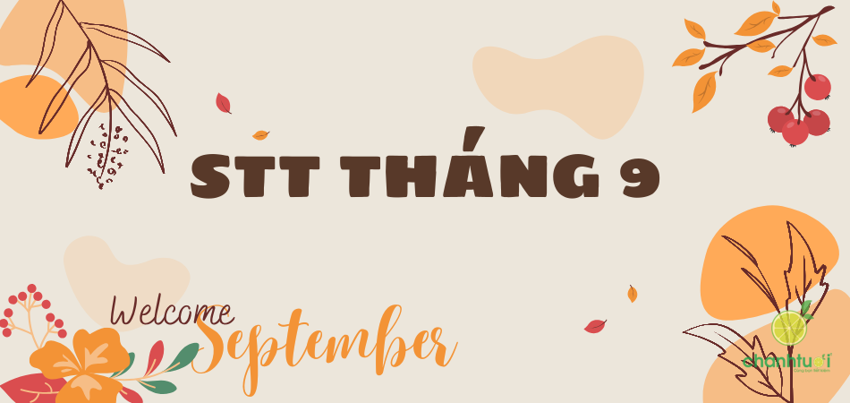 STT tháng 9 hay ❤️️ Cap tháng chín yêu thương hài hước, ngắn gọn