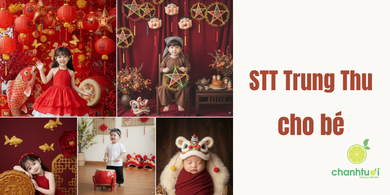 stt trung thu cho bé