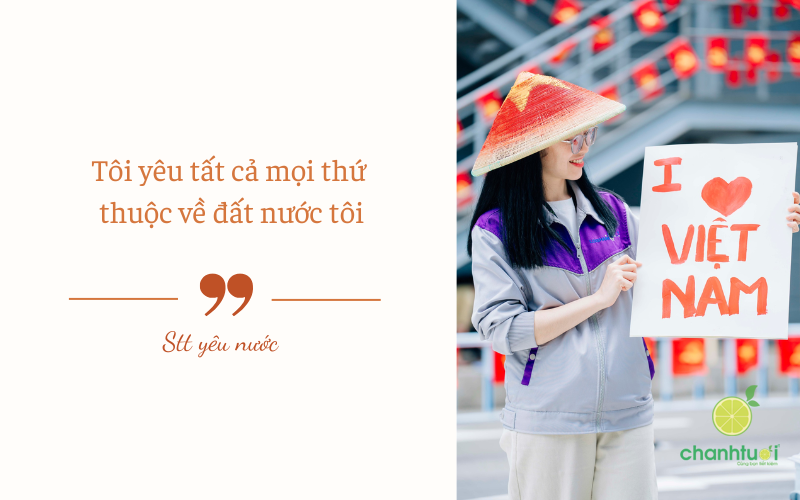stt yêu nước đăng ảnh