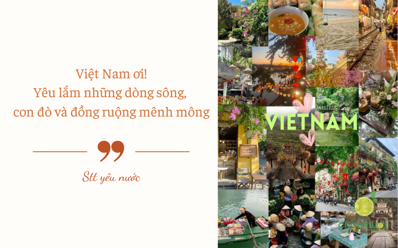 stt yêu nước trong thơ ca