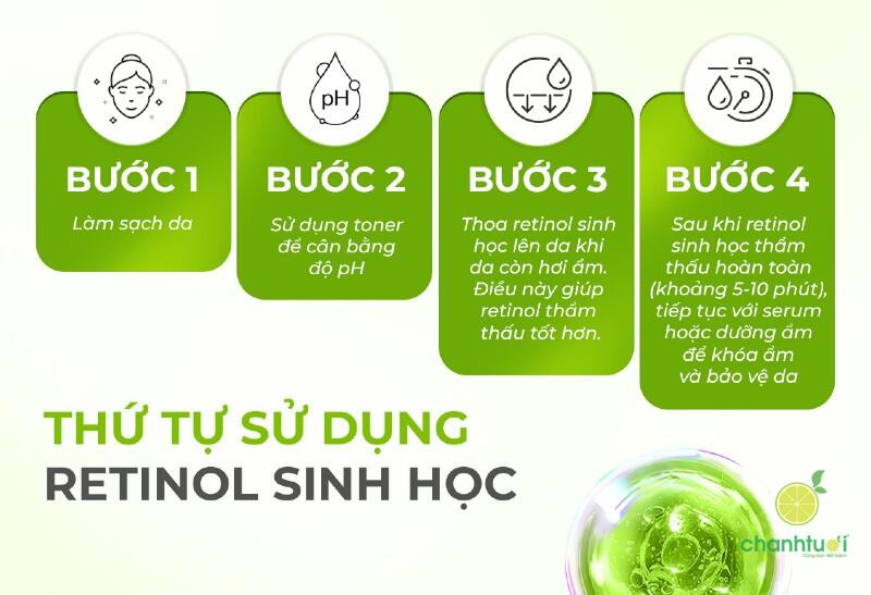 sử dụng retinol sinh học