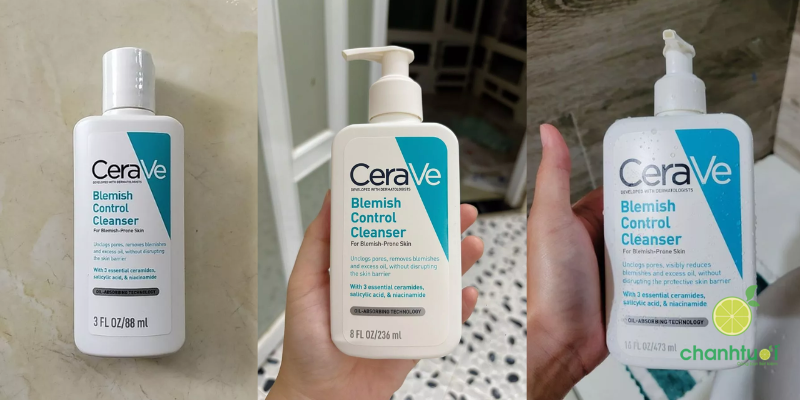 Sữa rửa mặt CeraVe Blemish Control Cleanser dung tích