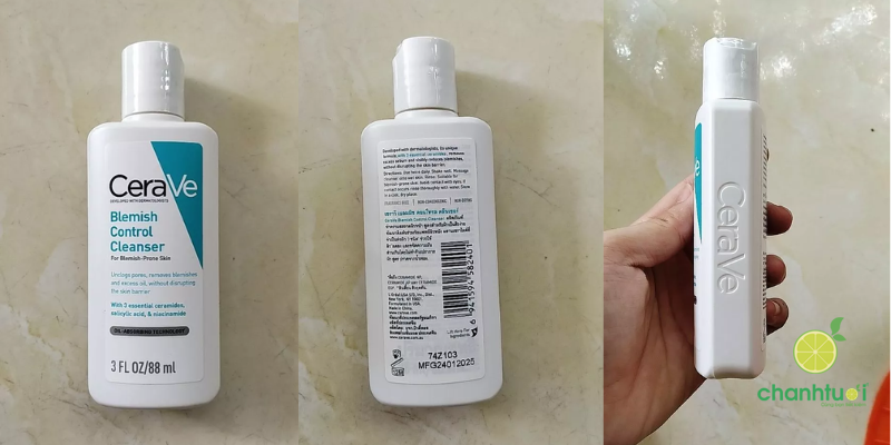 Sữa rửa mặt CeraVe Blemish Control Cleanser giá cả