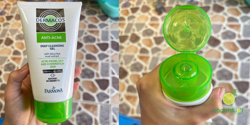 sữa rửa mặt Dermacos 4
