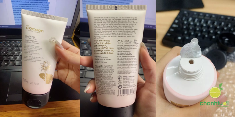 Sữa rửa mặt Sen Hậu Giang CoCoon 1