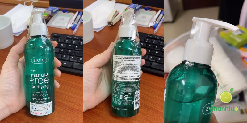 Sữa rửa mặt Ziaja Manuka cho da gì