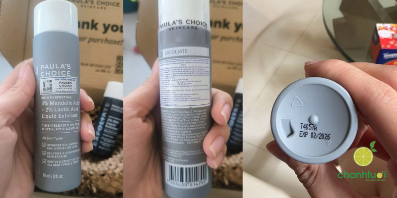 tẩy tế bào chết Paula's Choice Skin Perfecting 6% Mandelic Acid 3