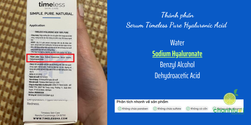 thành phần timeless HA