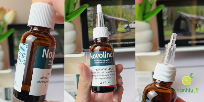 thuốc chấm mụn Novolinda