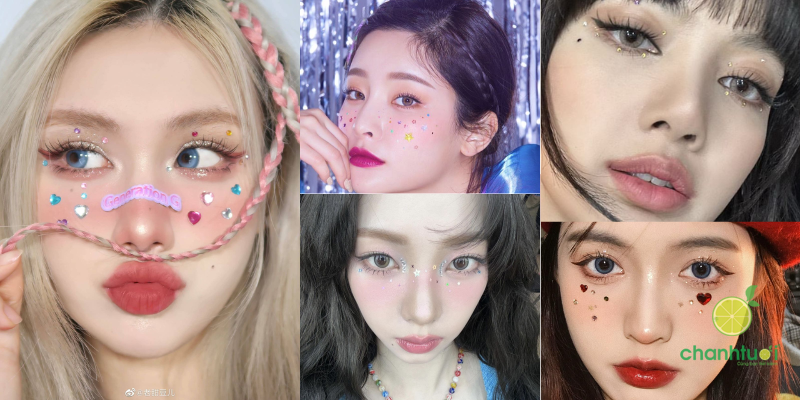 trang điểm đính đá 3