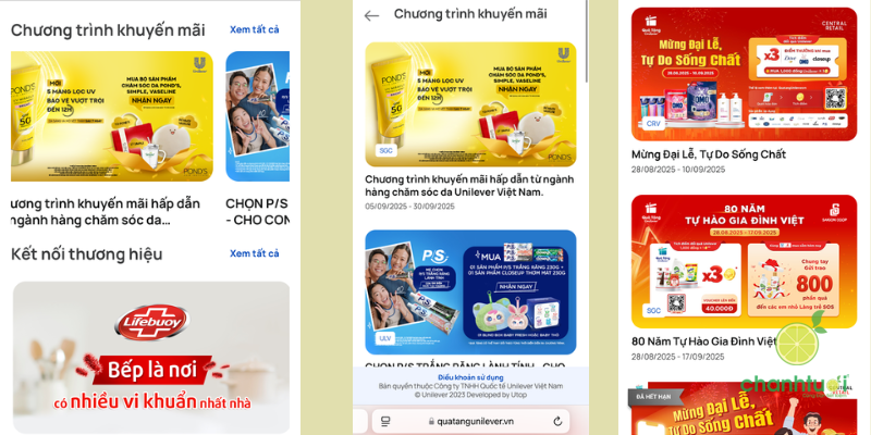 unilever đổi quà 2