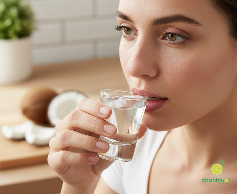 uống dầu dừa trị nấm Candida 2