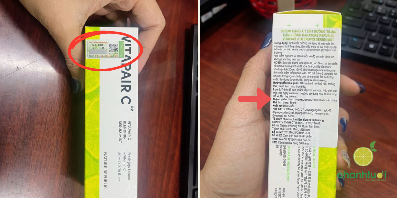 Xịt khoáng 2in1 Nature Republic 6