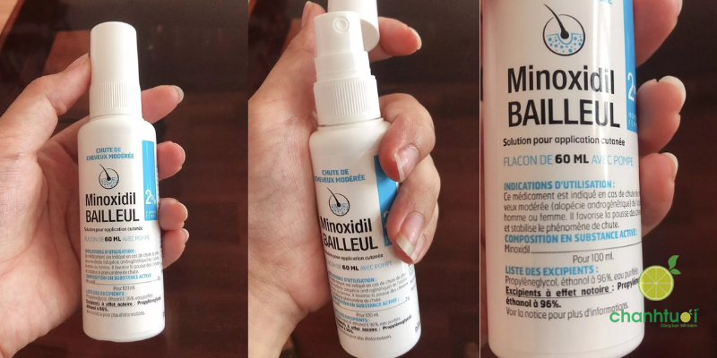 XỊT MỌC TÓC MINOXIDIL thiết kế