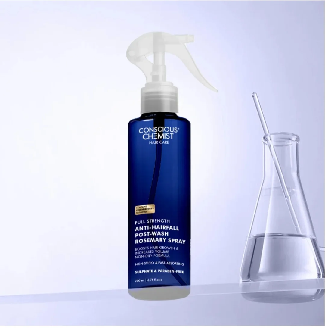 Xịt Conscious Chemist Full Strength Anti Hairfall Post Wash Rosemary Spray