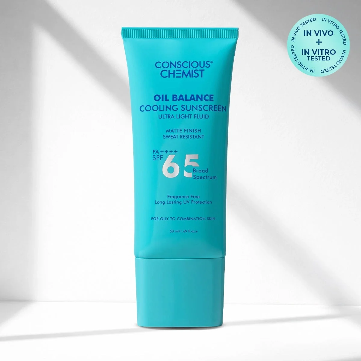 Kem chống nắng Consious Chemist Cooling Fluid Sunscreen SPF 65 Pa ++++