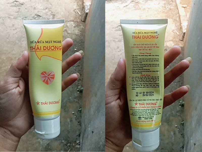 Sữa rửa mặt nghệ Thái Dương (1)